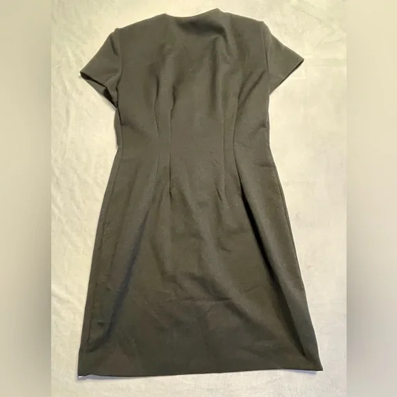 La Belle women’s size vintage 11 black button down dress made in USA - Picture 9 of 9